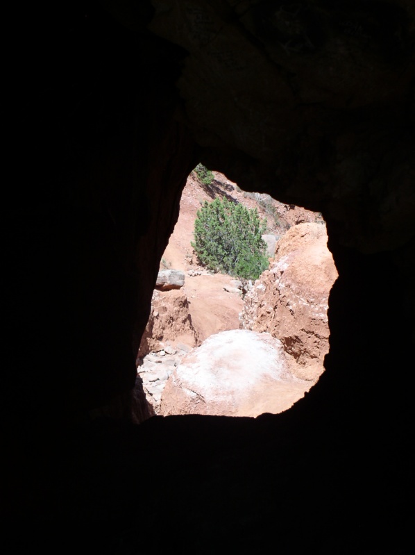 View From behind cave