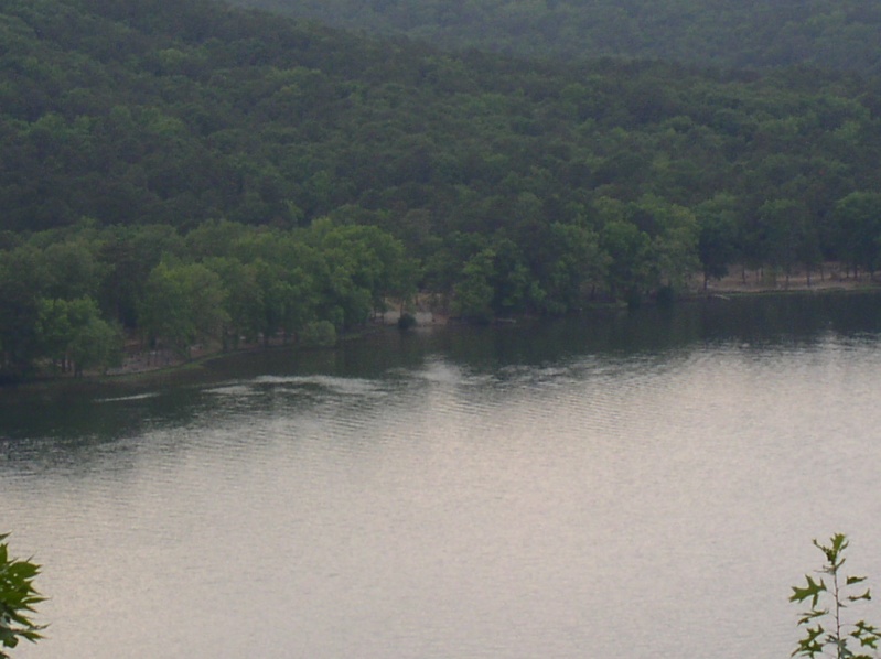 Lake Catherine view from trail
