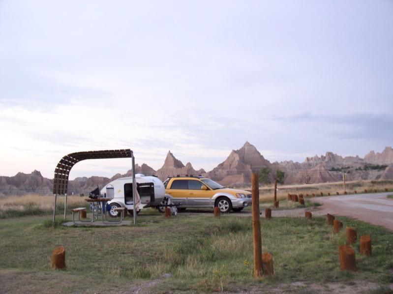 Car in Badlands